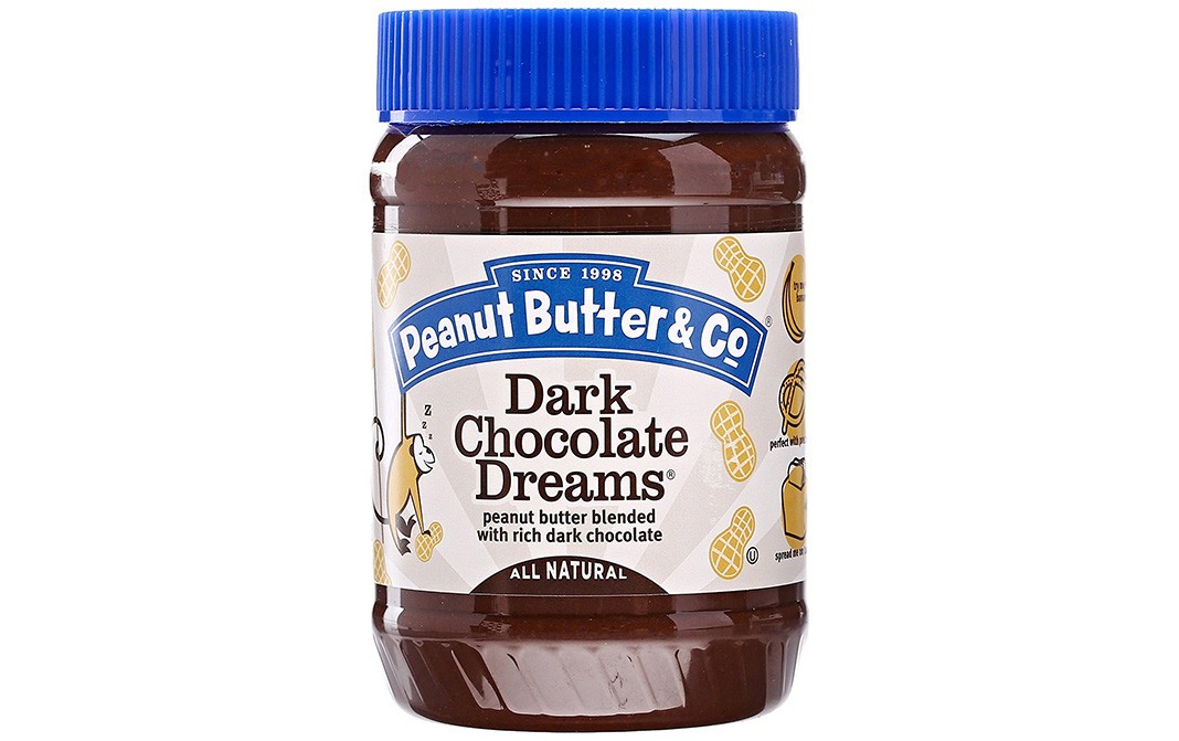 Peanut Butter & Co. Dark Chocolate Dreams Peanut Butter Blended With Rich Dark Chocolate   Plastic Jar  454 grams